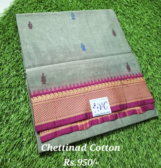 Traditional Chettinad Cotton Saree